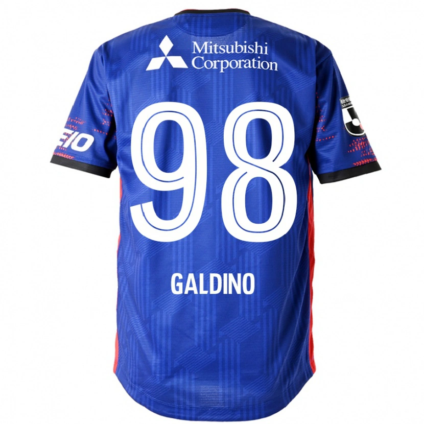 Danxen Mujer Camiseta Everton Galdino #98 Azul Real Blanco 1ª Equipación 2025/26 La Camisa México