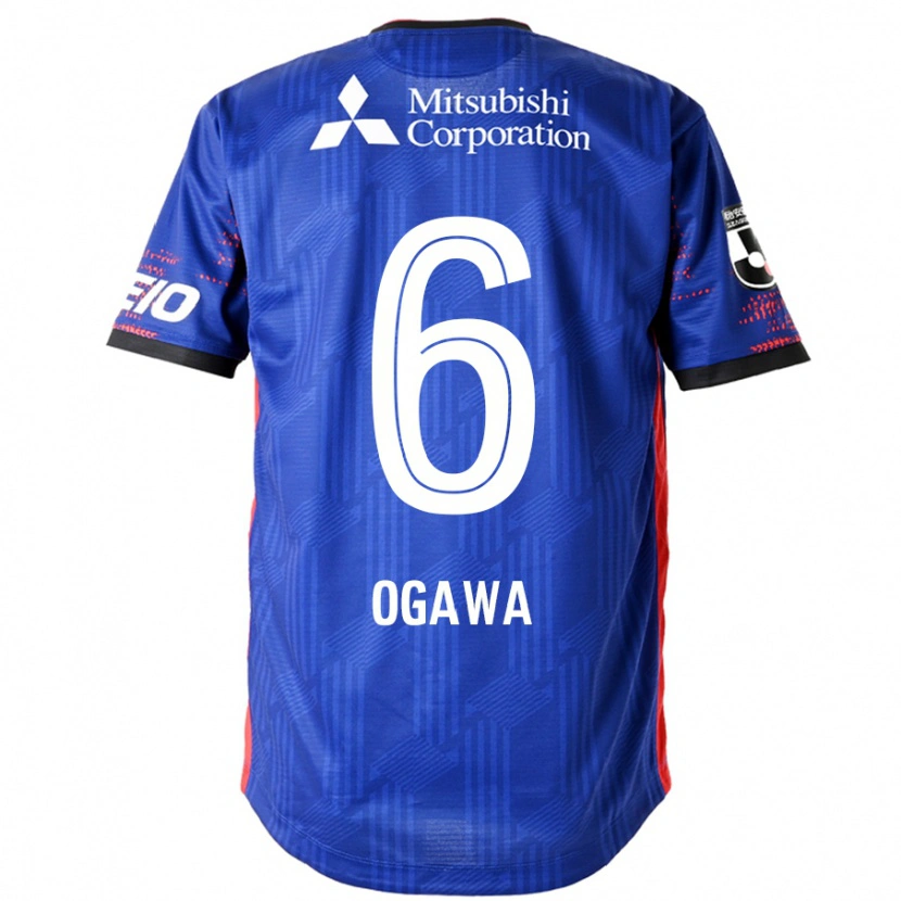 Danxen Mujer Camiseta Ryoya Ogawa #6 Azul Real Blanco 1ª Equipación 2025/26 La Camisa México