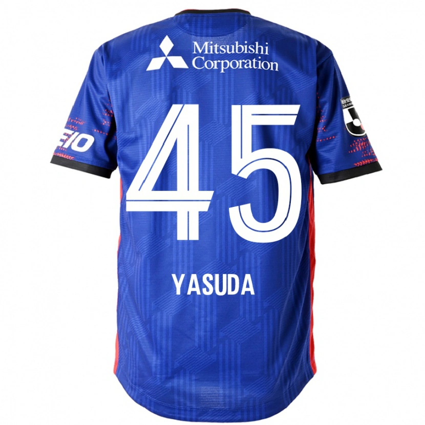 Danxen Mujer Camiseta Kojiro Yasuda #45 Azul Real Blanco 1ª Equipación 2025/26 La Camisa México