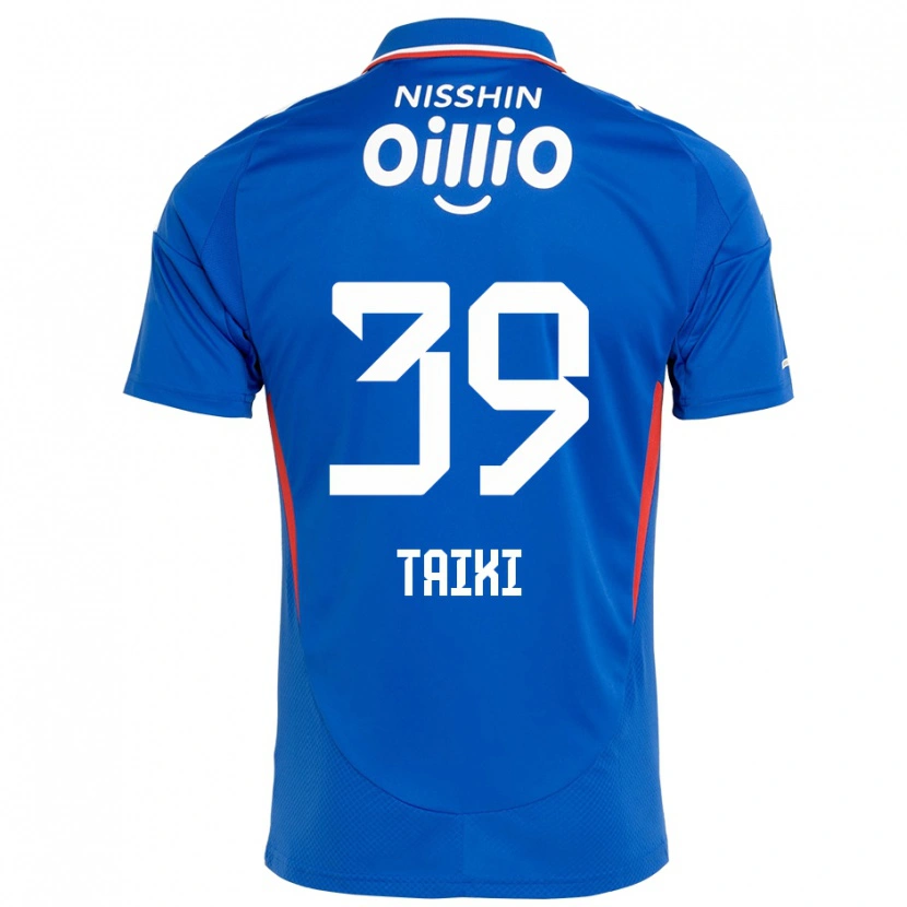Danxen Mujer Camiseta Taiki Watanabe #39 Blanco Azul Real 1ª Equipación 2025/26 La Camisa México