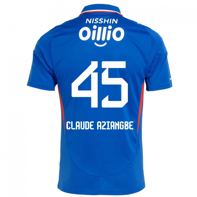 Danxen Mujer Camiseta Jean Claude #45 Blanco Azul Real 1ª Equipación 2025/26 La Camisa México