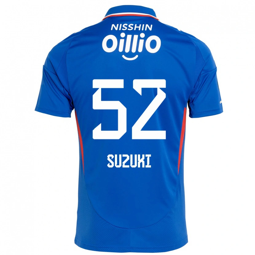 Danxen Mujer Camiseta Kai Suzuki #52 Blanco Azul Real 1ª Equipación 2025/26 La Camisa México