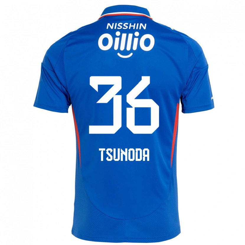 Danxen Mujer Camiseta Ryotaro Tsunoda #36 Blanco Azul Real 1ª Equipación 2025/26 La Camisa México