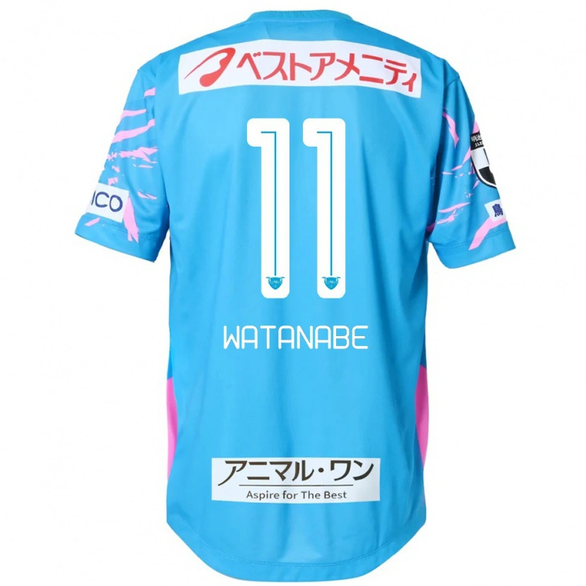 Danxen Mujer Camiseta Shion Watanabe #11 Blanco Rosa 1ª Equipación 2025/26 La Camisa México