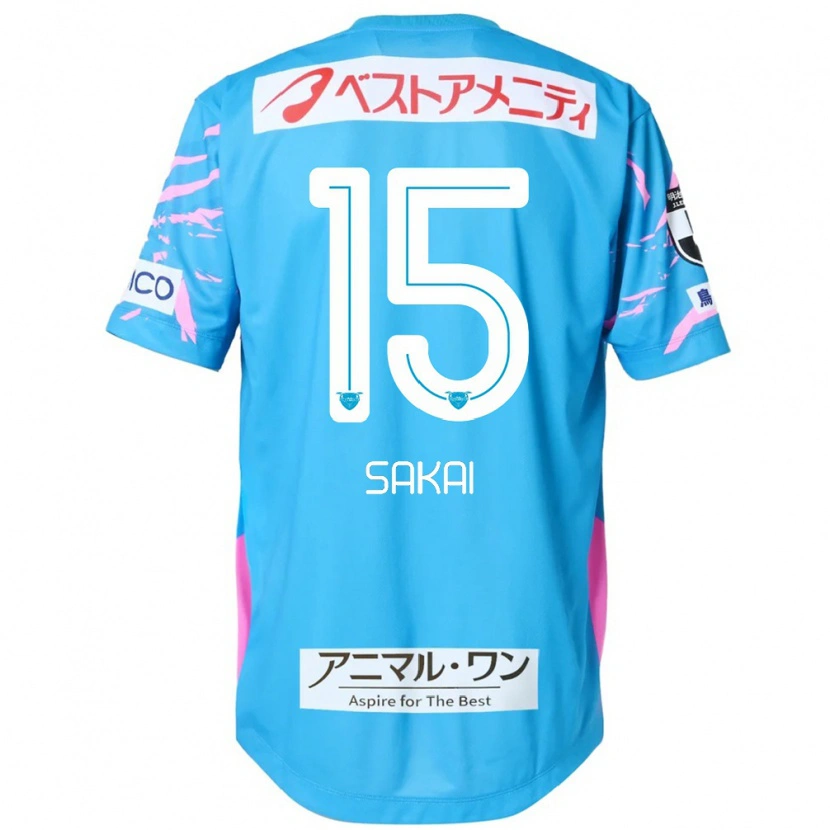 Danxen Mujer Camiseta Noriyoshi Sakai #15 Blanco Rosa 1ª Equipación 2025/26 La Camisa México