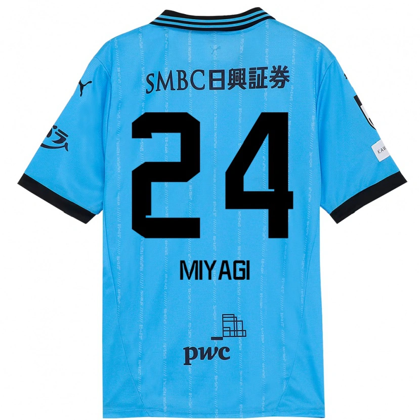Danxen Mujer Camiseta Ten Miyagi #24 Blanco Azul Celeste 1ª Equipación 2025/26 La Camisa México