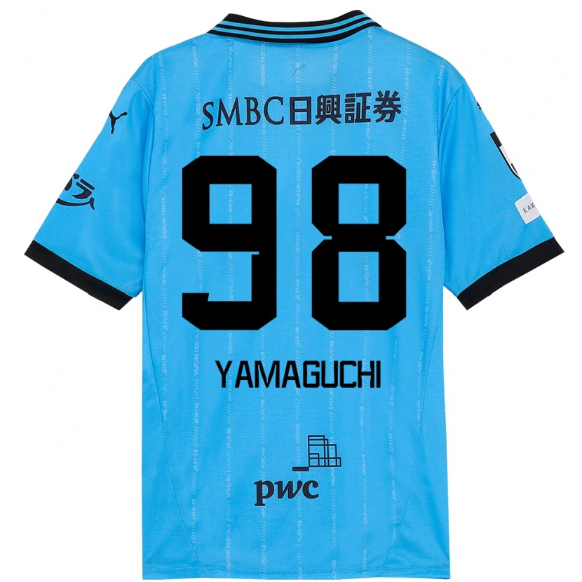 Danxen Mujer Camiseta Louis Thébault-Yamaguchi #98 Blanco Azul Celeste 1ª Equipación 2025/26 La Camisa México