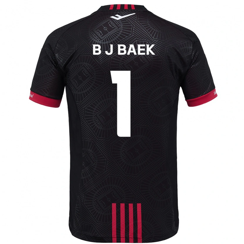 Danxen Mujer Camiseta Jong-Beom Baek #1 Blanco Negro 1ª Equipación 2025/26 La Camisa México