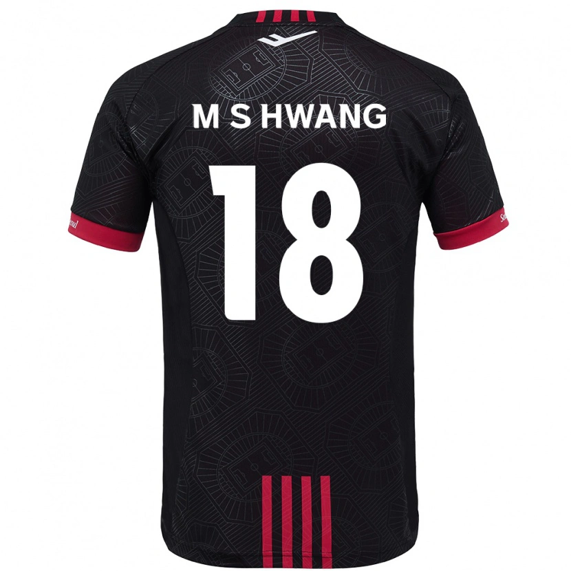 Danxen Mujer Camiseta Seong-Min Hwang #18 Blanco Negro 1ª Equipación 2025/26 La Camisa México