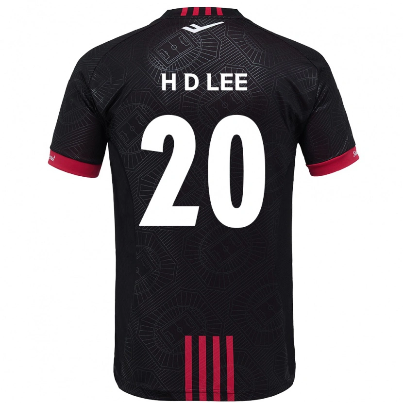 Danxen Mujer Camiseta Han-Do Lee #20 Blanco Negro 1ª Equipación 2025/26 La Camisa México
