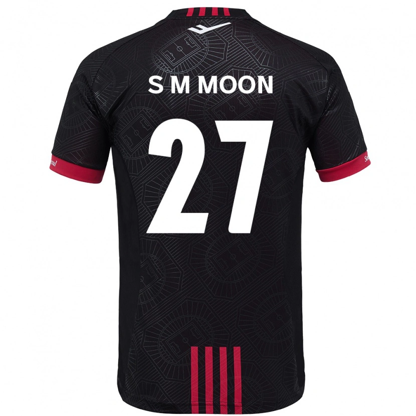 Danxen Mujer Camiseta Seon-Min Moon #27 Blanco Negro 1ª Equipación 2025/26 La Camisa México