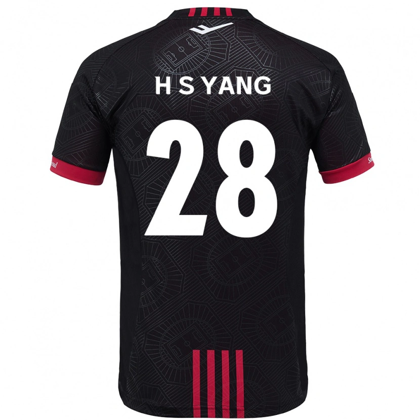 Danxen Mujer Camiseta Seung-Hyeon Yang #28 Blanco Negro 1ª Equipación 2025/26 La Camisa México