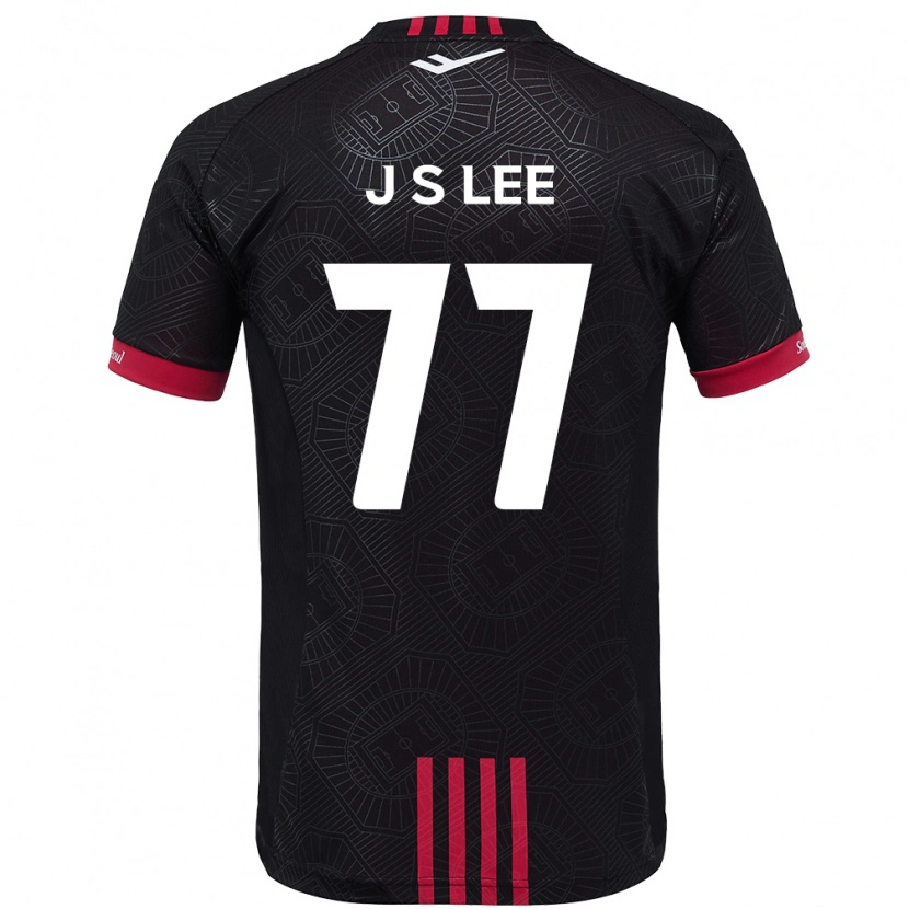 Danxen Mujer Camiseta Seung-Joon Lee #77 Blanco Negro 1ª Equipación 2025/26 La Camisa México