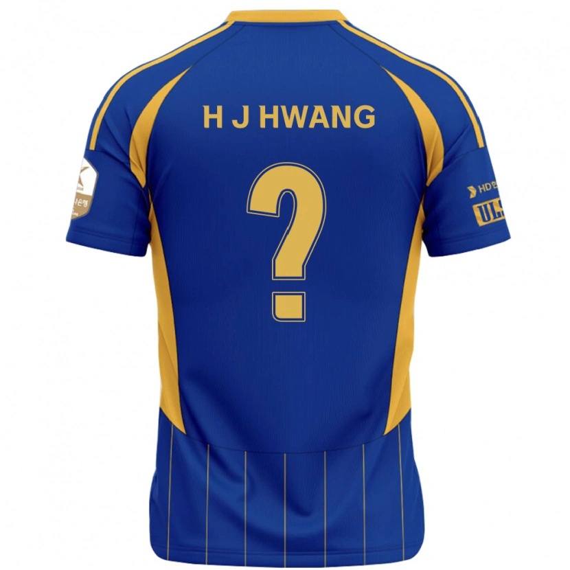 Danxen Mujer Camiseta Jeong-Ho Hwang #0 Blanco Azul Celeste 1ª Equipación 2025/26 La Camisa México