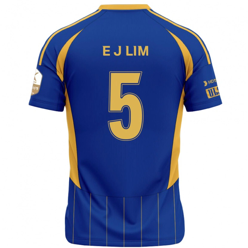 Danxen Mujer Camiseta Jong-Eun Lim #5 Blanco Azul Celeste 1ª Equipación 2025/26 La Camisa México