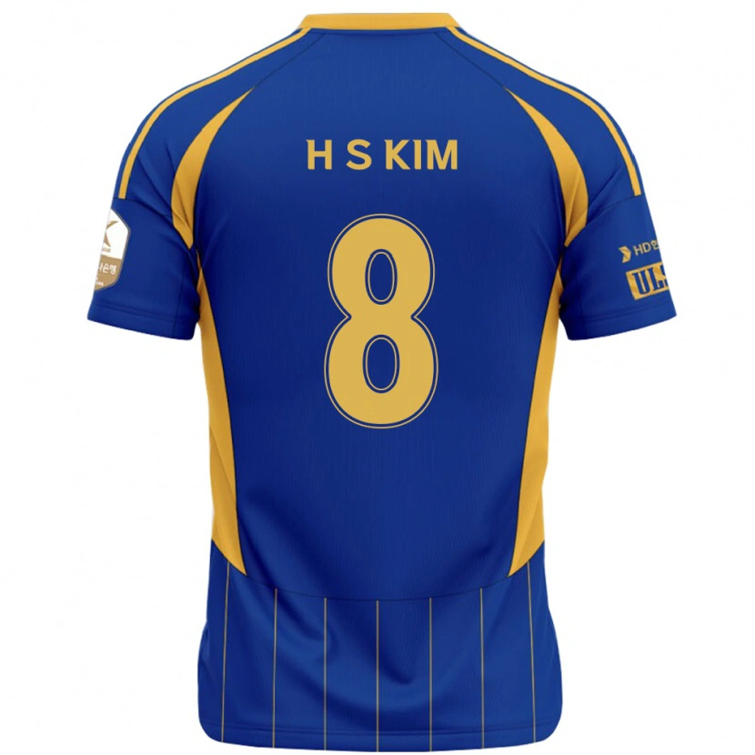 Danxen Mujer Camiseta Seung-Hyun Kim #8 Blanco Azul Celeste 1ª Equipación 2025/26 La Camisa México