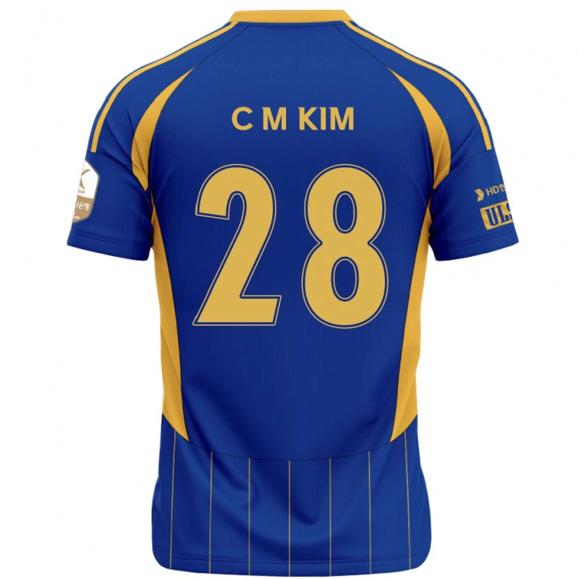 Danxen Mujer Camiseta Min-Chan Kim #28 Blanco Azul Celeste 1ª Equipación 2025/26 La Camisa México