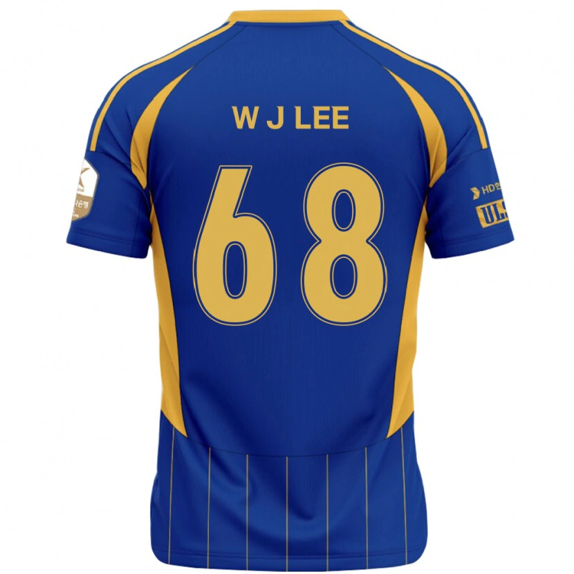 Danxen Mujer Camiseta Jae-Wook Lee #68 Blanco Azul Celeste 1ª Equipación 2025/26 La Camisa México