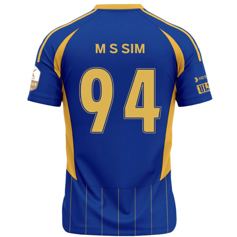 Danxen Mujer Camiseta Sang-Min Sim #94 Blanco Azul Celeste 1ª Equipación 2025/26 La Camisa México