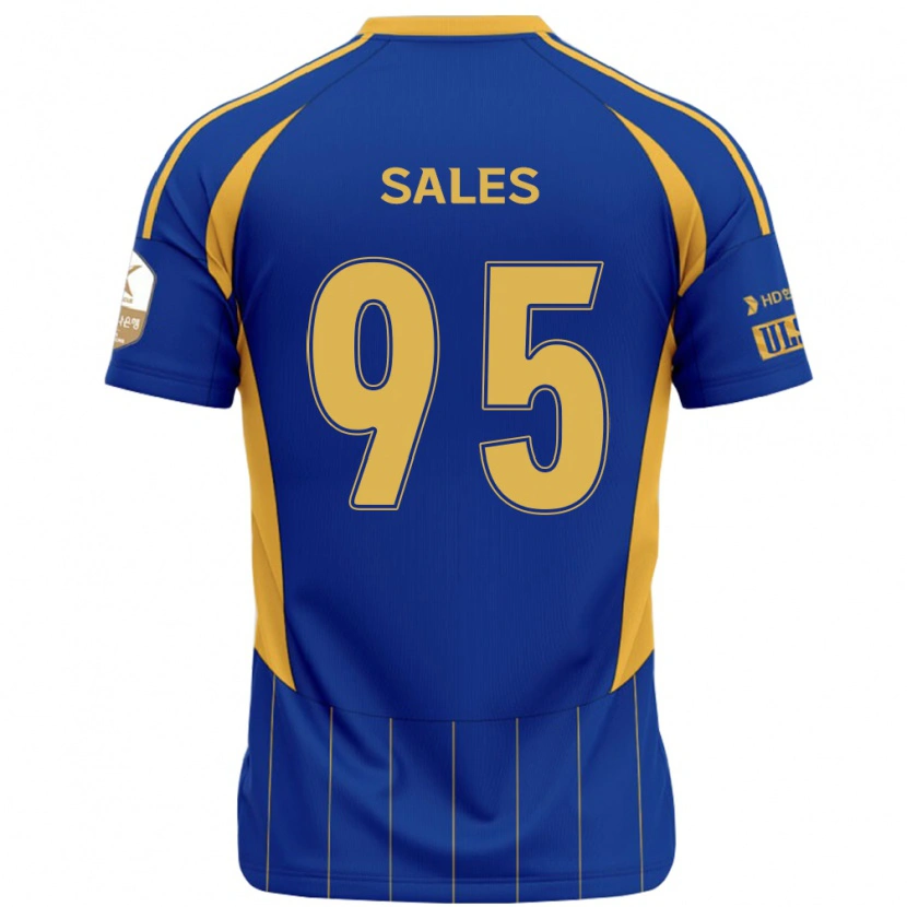 Danxen Mujer Camiseta Matheus Sales #95 Blanco Azul Celeste 1ª Equipación 2025/26 La Camisa México