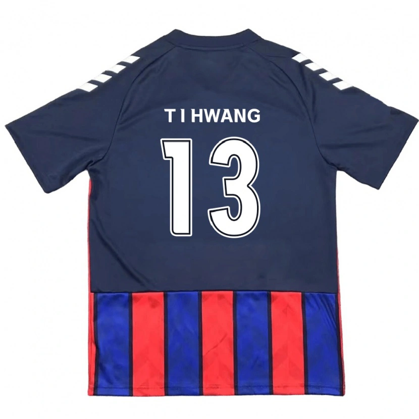 Danxen Mujer Camiseta In-Taek Hwang #13 Blanquecino Rojo 1ª Equipación 2025/26 La Camisa México