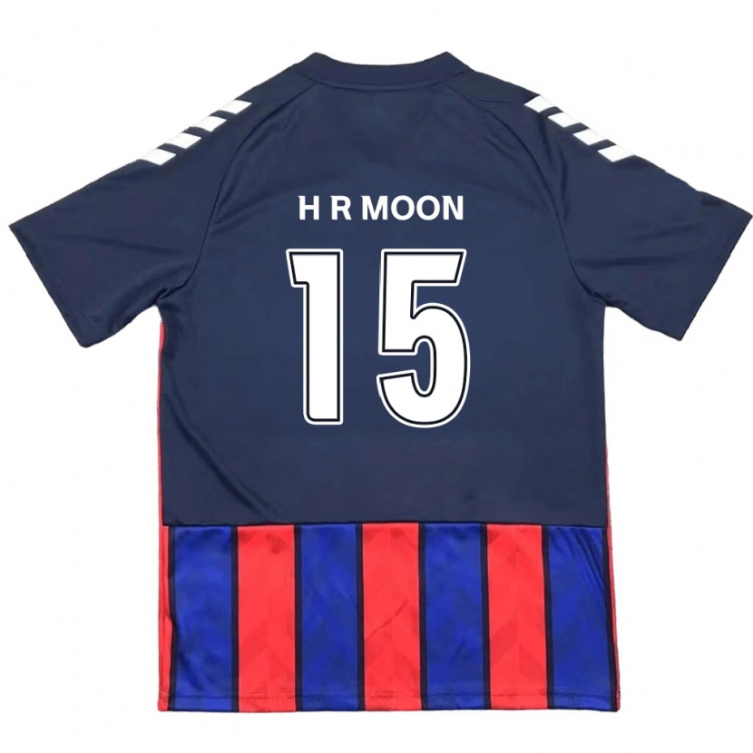 Danxen Mujer Camiseta Ha-Rang Moon #15 Azul Real Rojo 1ª Equipación 2025/26 La Camisa México
