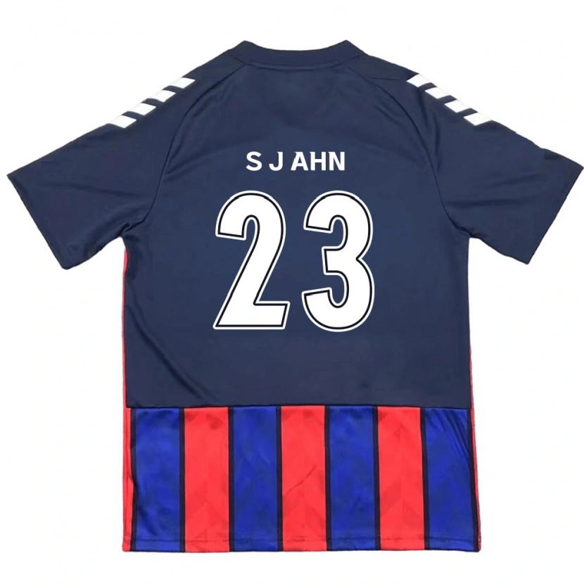 Danxen Mujer Camiseta Jun-Su Ahn #23 Blanquecino Rojo 1ª Equipación 2025/26 La Camisa México