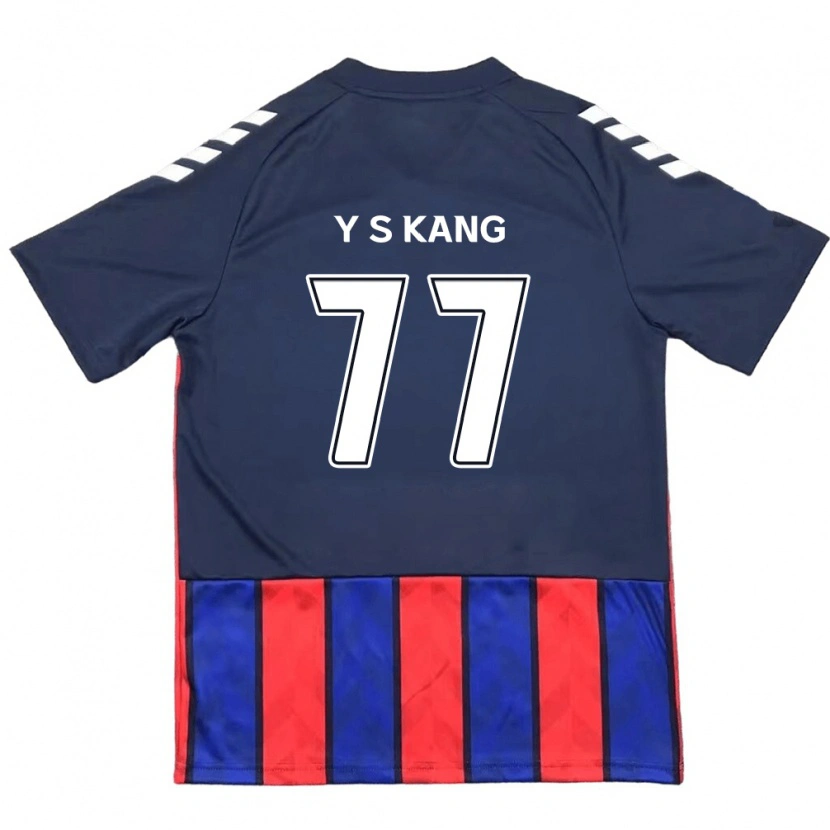 Danxen Mujer Camiseta Sang-Yun Kang #77 Blanquecino Rojo 1ª Equipación 2025/26 La Camisa México