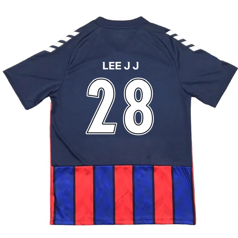 Danxen Mujer Camiseta Lee Jin-Joo #28 Azul Real Rojo 1ª Equipación 2025/26 La Camisa México