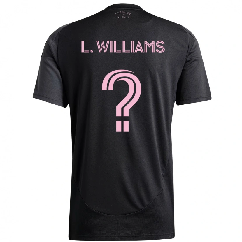 Danxen Mujer Camiseta Levi Williams #0 Rosa Negro 2ª Equipación 2025/26 La Camisa México