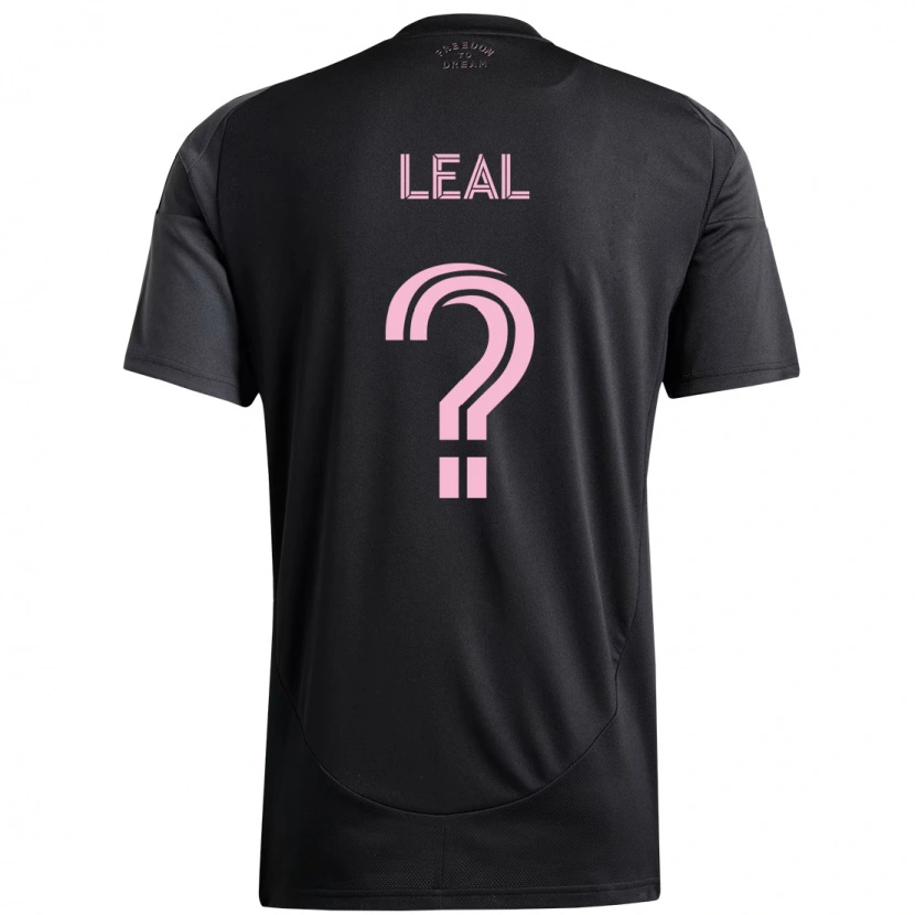 Danxen Mujer Camiseta Gabriel Leal #0 Rosa Negro 2ª Equipación 2025/26 La Camisa México