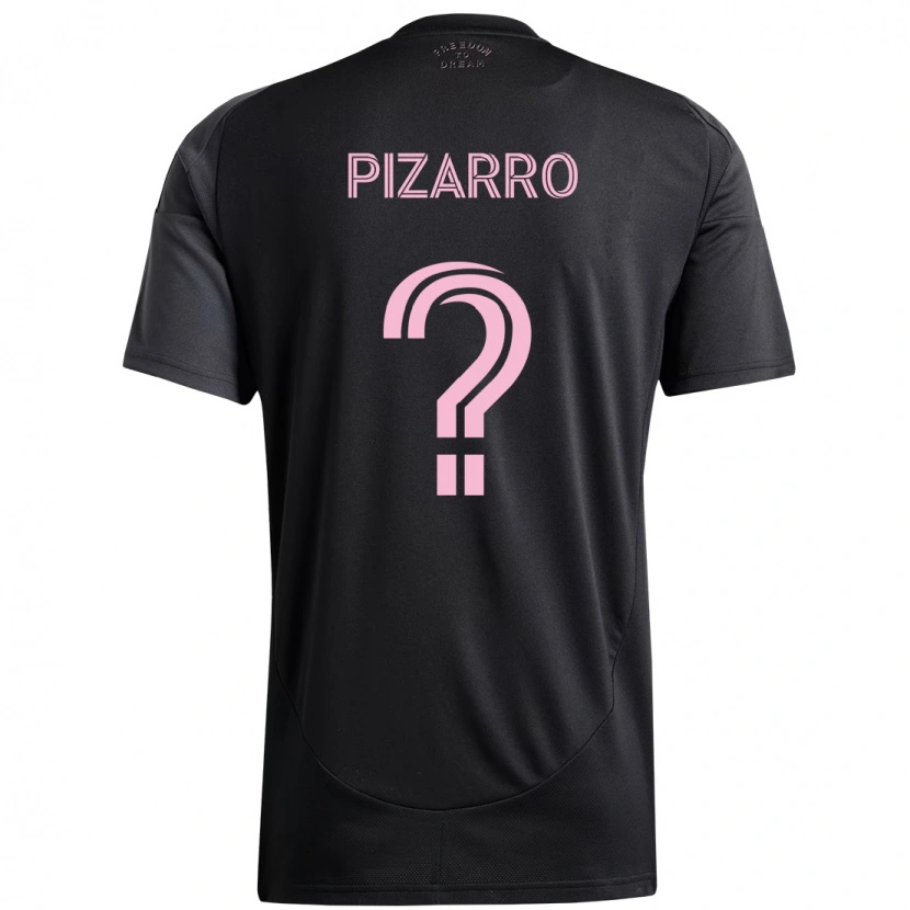 Danxen Mujer Camiseta Rodolfo Pizarro #0 Rosa Negro 2ª Equipación 2025/26 La Camisa México