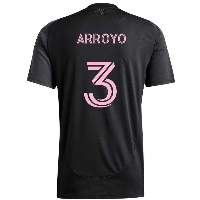 Danxen Mujer Camiseta Dixon Arroyo #3 Rosa Negro 2ª Equipación 2025/26 La Camisa México