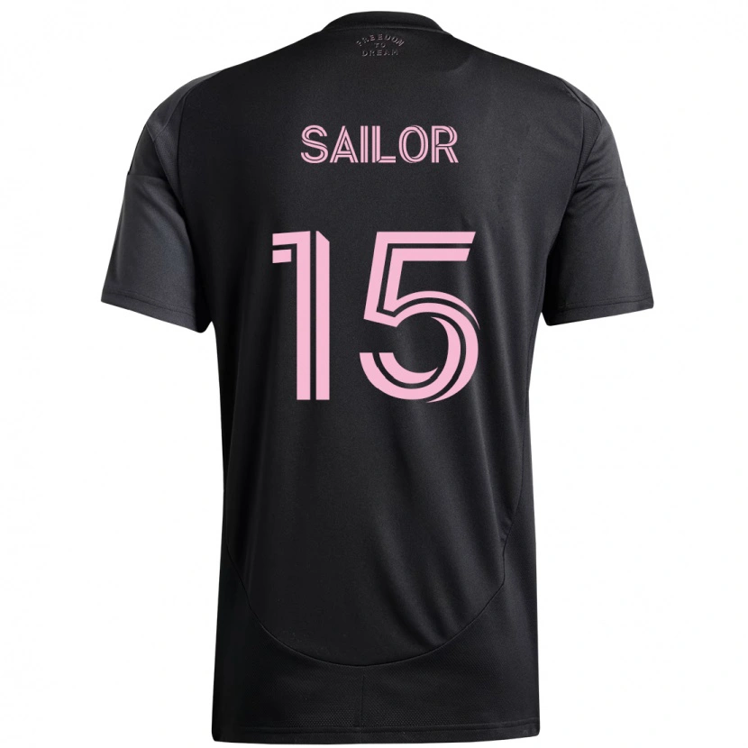 Danxen Mujer Camiseta Ryan Sailor #15 Rosa Negro 2ª Equipación 2025/26 La Camisa México