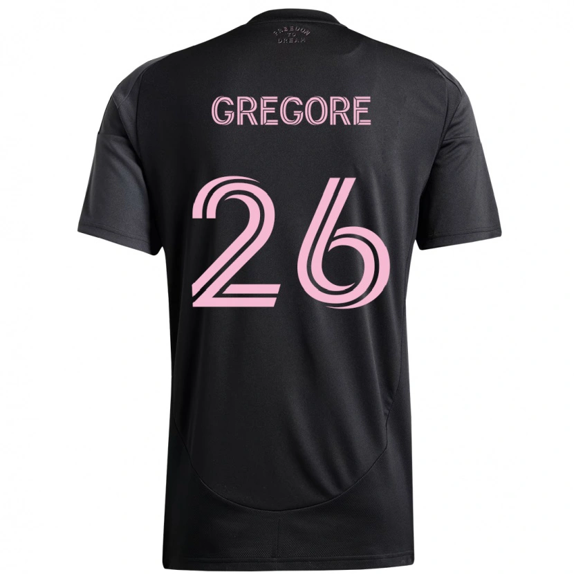 Danxen Mujer Camiseta Gregore #26 Rosa Negro 2ª Equipación 2025/26 La Camisa México