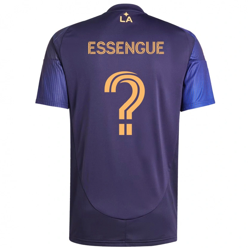 Danxen Mujer Camiseta Ascel Essengue #0 Blanco Amarillo 2ª Equipación 2025/26 La Camisa México