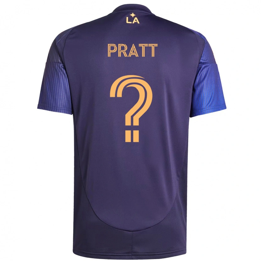 Danxen Mujer Camiseta Owen Pratt #0 Blanco Amarillo 2ª Equipación 2025/26 La Camisa México