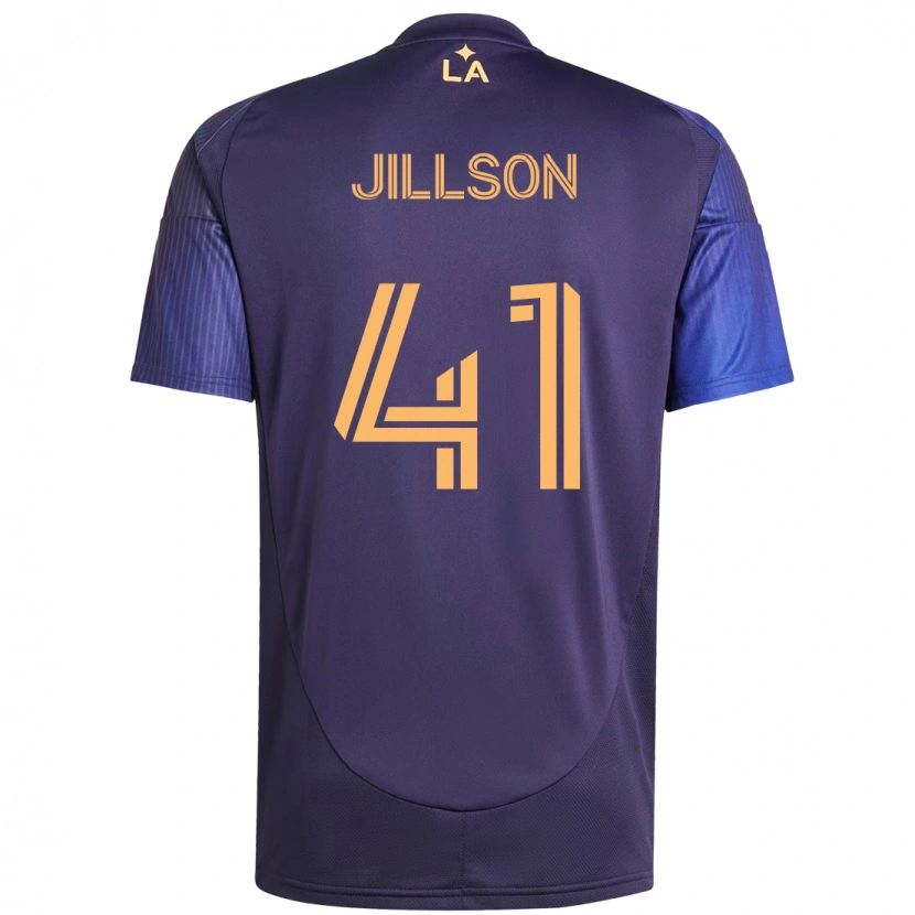 Danxen Mujer Camiseta Simon Jillson #41 Blanco Amarillo 2ª Equipación 2025/26 La Camisa México