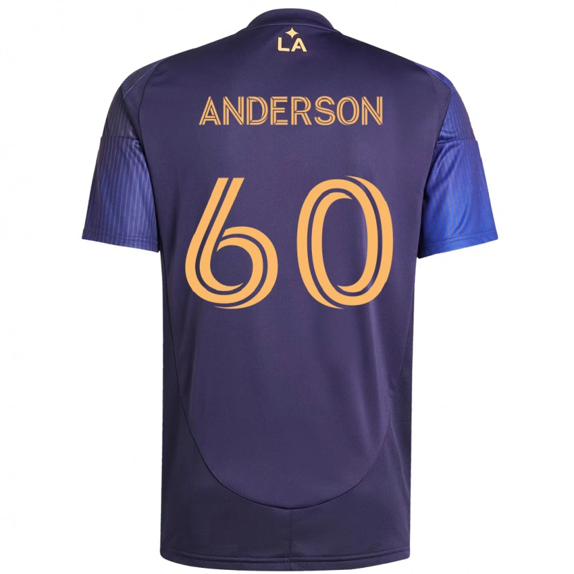 Danxen Mujer Camiseta Nolan Anderson #60 Blanco Amarillo 2ª Equipación 2025/26 La Camisa México