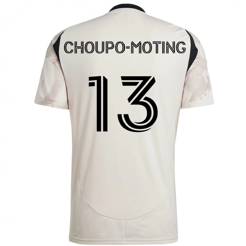 Danxen Mujer Camiseta Eric-Maxim Choupo-Moting #13 Rojo Negro 2ª Equipación 2025/26 La Camisa México