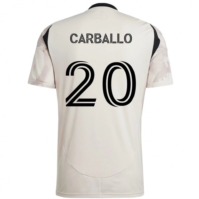 Danxen Mujer Camiseta Felipe Carballo #20 Rojo Negro 2ª Equipación 2025/26 La Camisa México