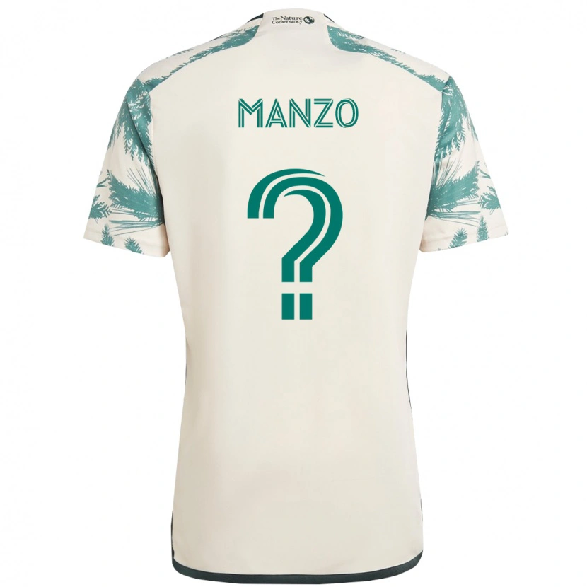 Danxen Mujer Camiseta Alexis Manzo #0 Negro Marrón 2ª Equipación 2025/26 La Camisa México
