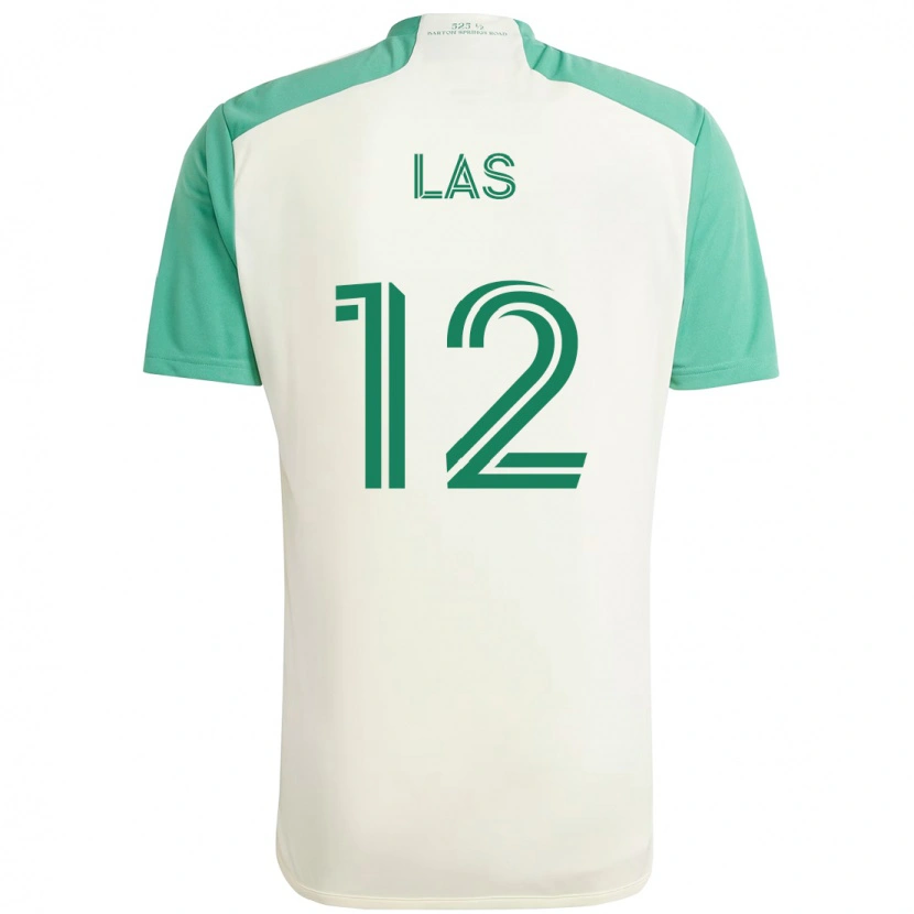 Danxen Mujer Camiseta Damian Las #12 Verde Negro 2ª Equipación 2025/26 La Camisa México