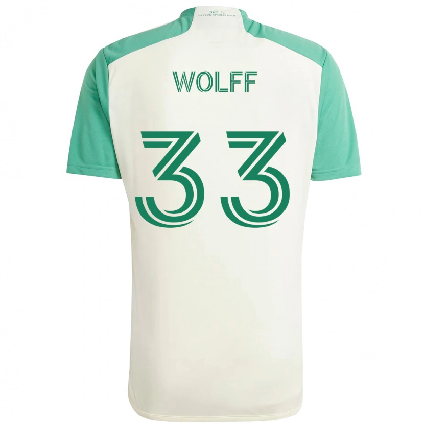 Danxen Mujer Camiseta Owen Wolff #33 Verde Negro 2ª Equipación 2025/26 La Camisa México