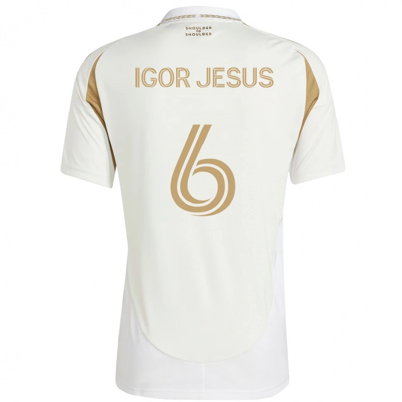 Danxen Mujer Camiseta Igor Jesus #6 Negro Marrón 2ª Equipación 2025/26 La Camisa México
