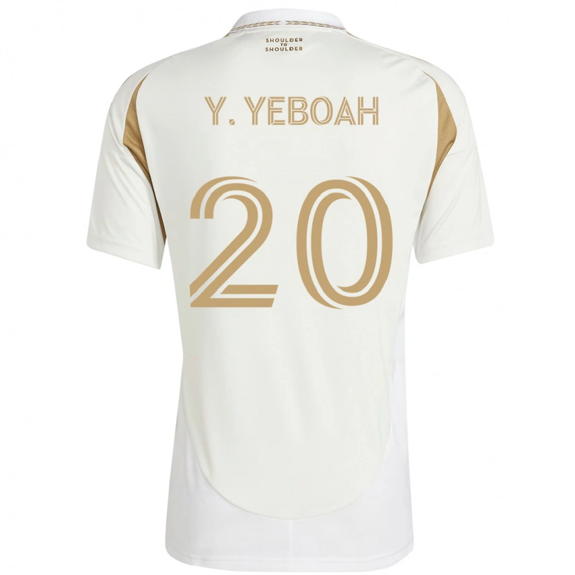 Danxen Mujer Camiseta Yaw Yeboah #20 Negro Marrón 2ª Equipación 2025/26 La Camisa México