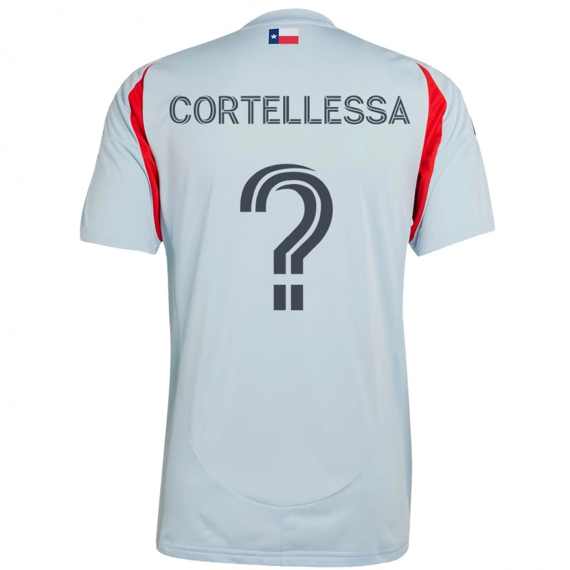 Danxen Mujer Camiseta Michael Cortellessa #0 Rojo Azul Marino 2ª Equipación 2025/26 La Camisa México