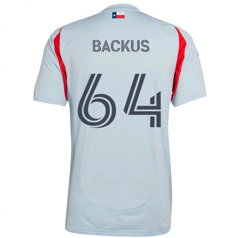Danxen Mujer Camiseta Braeden Backus #64 Rojo Azul Marino 2ª Equipación 2025/26 La Camisa México