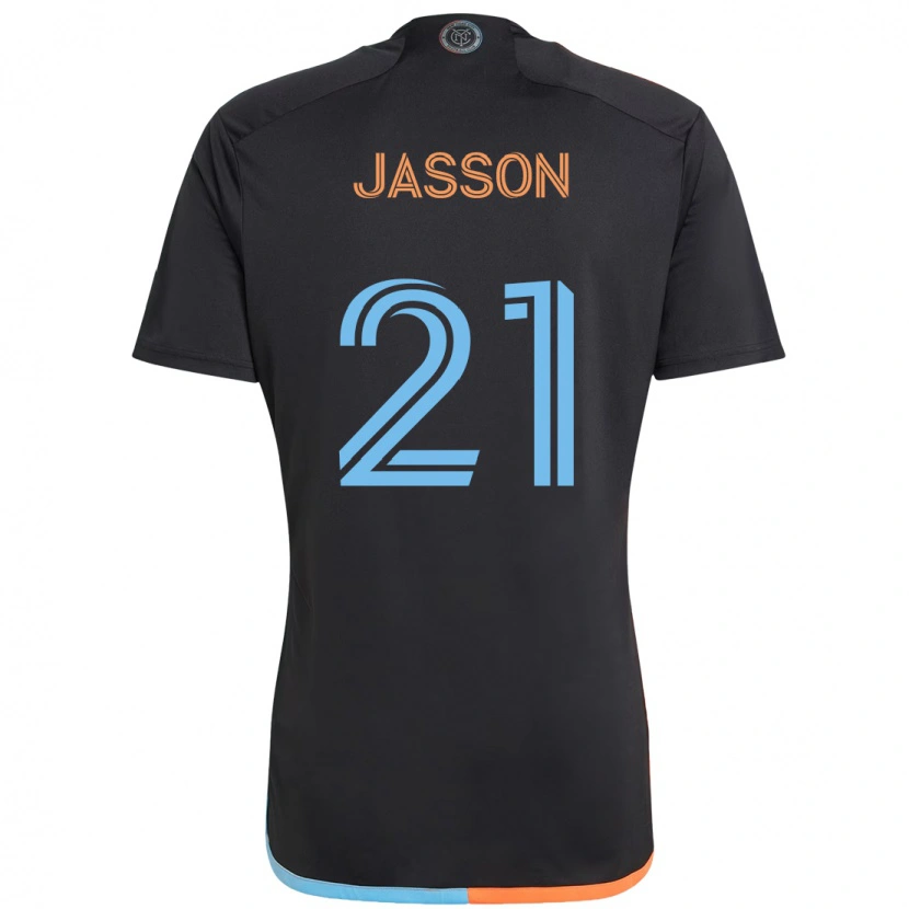Danxen Mujer Camiseta Andres Jasson #21 Azul Claro 2ª Equipación 2025/26 La Camisa México