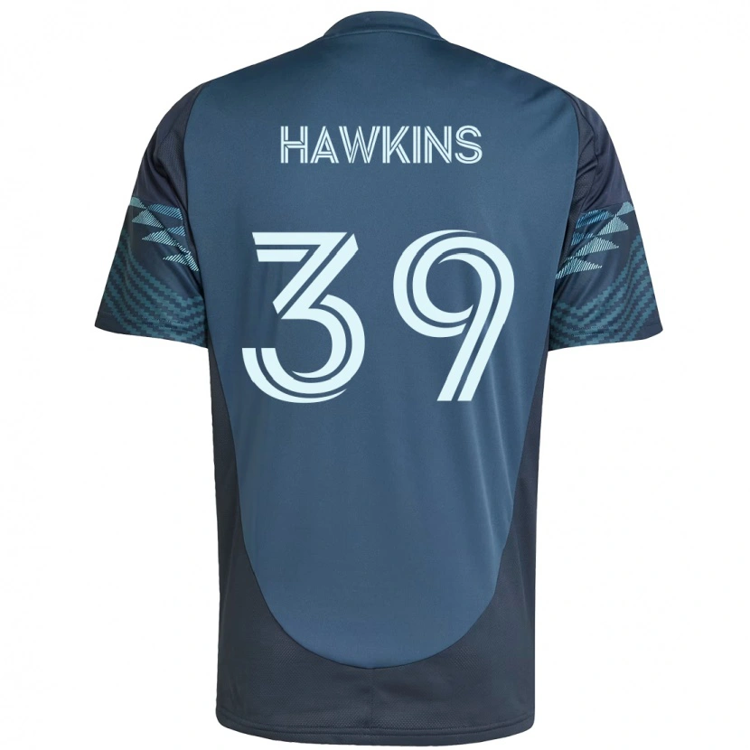 Danxen Mujer Camiseta Stuart Hawkins #39 Azul Claro 2ª Equipación 2025/26 La Camisa México